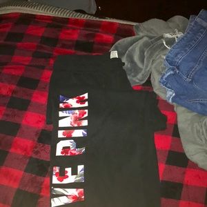 Name brand PINK sweat pants size L